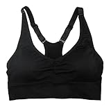 Coobie Fusion Racerback Yoga Bra (One Size, Black)