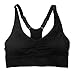 Coobie Fusion Racerback Yoga Bra (One Size, Black)