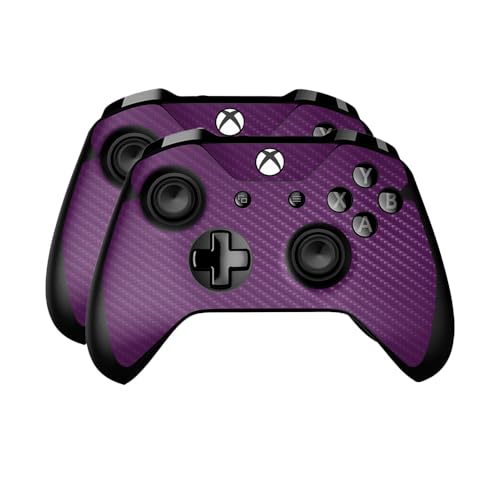 Carbon Fiber Skin Compatible with Microsoft Xbox One Controller (2 Pack) - Soli…