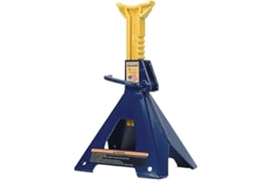 Hein-Werner HW93506 Blue/Yellow Jack Stands, 6 Ton Capacity (Set of 2)