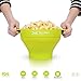 Popcorn Popper - Microwave Popcorn Maker - Collapsible Silicone Bowl with Lid