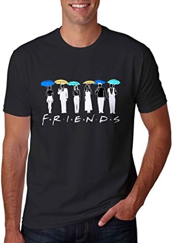 Friends Tv Show Black Tshirt For Man S