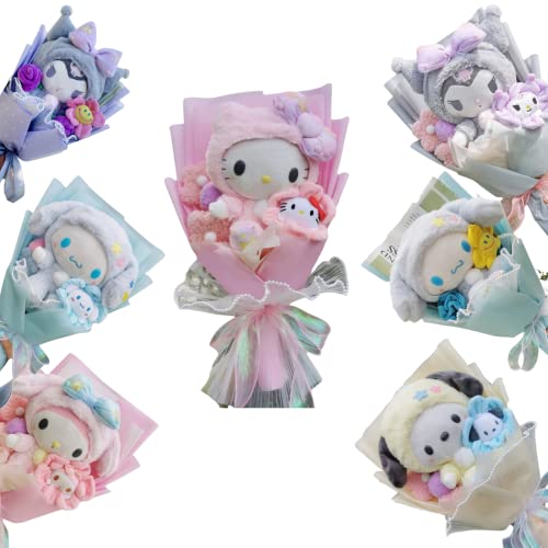 kooZey Handmade Kawaii Plush Bouquets Animal Cartoon Plush Lovers