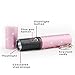 Guard Dog Security Electra Concealed Lipstick Stun Gun with Flashlight, 100-Lumen (Pink)