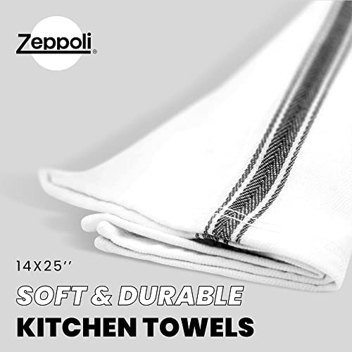Zeppoli Classic Kitchen Towels 30Pack 100 Cotton Dish Towels