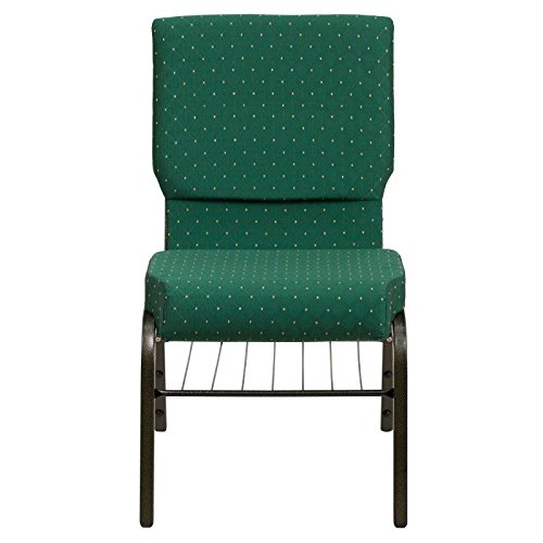 Flash-Furniture-HERCULES-Series-185W-Church-Chair-in-Fabric-with-Book-Rack-Gold-Vein-Frame