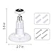 Shappy 3 Pack Security Wall Mount Indoor and Outdoor Mount Bracket Adjustable for Wyze Cam Pan 1080p Pan, Arlo Pro 2, Arlo Pro, Arlo, Arlo Cam and Other Compatible Models (White)