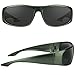 proSPORT Bifocal Sun Reader Sunglasses for Men and Women. Sporty Wraparound Full Frame with Nearly Invisible Reading Line