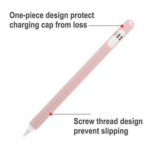 Case for Apple Pencil Holder for Apple Pencil Accessories Cover for Apple Pencil 1st Generation Sleeve for Apple Pencil with Protective Nib Cover for iPad Pro 9.7"/10.5"/12.9" Pink - Thumbnail 6