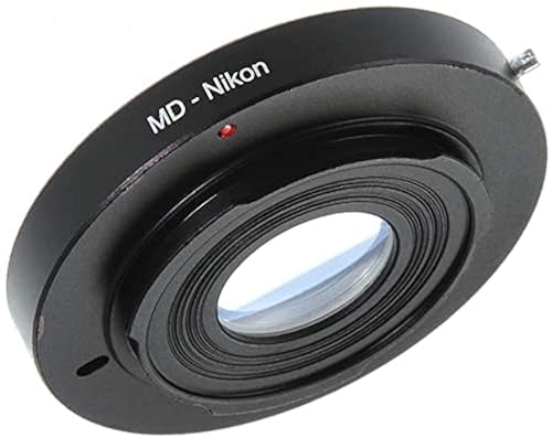 Hersmay Lens Mount Adapter for Minolta MD Mount Lens to Nikn AI F