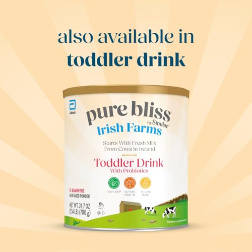PURE BLISS IRISH FARMS, EASY-TO-DIGEST BABY FORMULA, INFANT FORMULA, 0-12 MONTHS, 24.7-OZ CAN