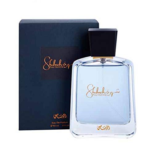 Shuhrah Pour Homme for Men 90 ML (3.0 oz) | Bold EDP (Eau De Parfum) Spray | Lasting Oud woody notes blended with aromatic floral inflections | Signature Arabian Perfumery | by RASASI Perfumes