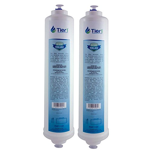 Tier1 GE GXRTDR Comparable Inline Replacement Water Filter 2 Pack