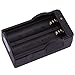 hossen 110v~240v Battery Charger for 18650 Rechargeable Battery Black