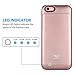 iPhone 6 / 6S Battery Case [MFI Apple Certified], SAVFY iPhone Portable Charger iPhone 6 6S 4.7