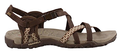 Merrell Women's Terran Lattice II Sandal, Dark Earth, 9 M US