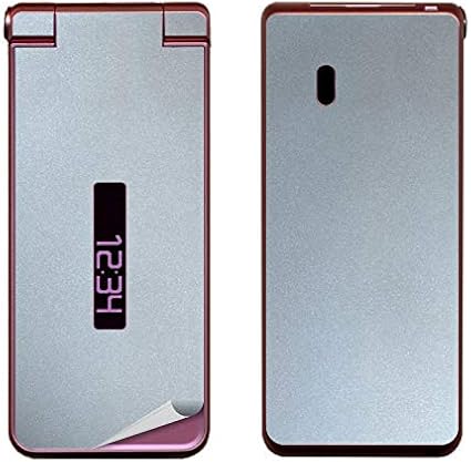 Amazon Decopro Sh 02k Aquos 用 スキンシール ビジネス用 カメラ無し デコシート 携帯保護シール 気泡レス ガンメタシルバー スキンシール 通販