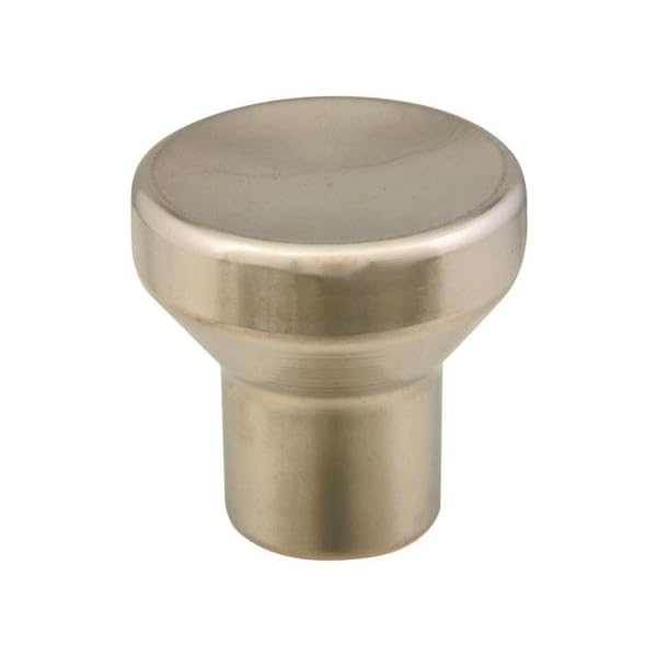 Kipp KHJ-114 Stainless Steel Pull Knob 1.3 Inch Diameter, 5/16-18 Tap