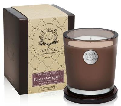 Aquiesse Fine Scented Large Candle In Box - French Oak Currant 11oz - Thumbnail 2
