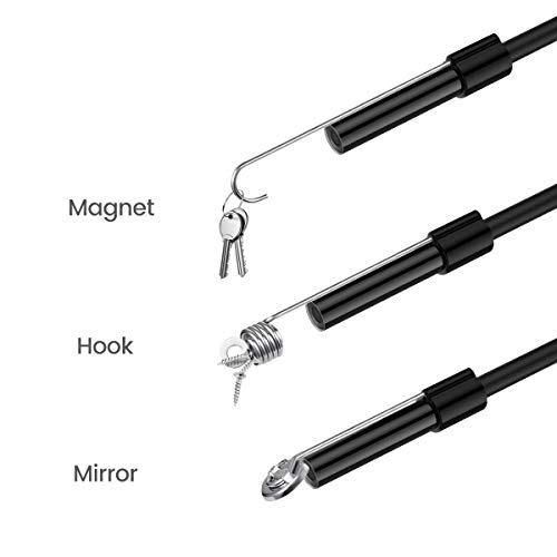USB Endoscope, DEPSTECH 2 in 1 SemiRigid Borescope Inspection Camera 2