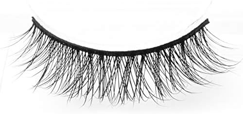 Arimika Handmade Lightweight Natural Short False Eyelashes For Makeup 2 Pairs Pack D18