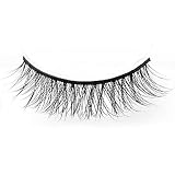 Arimika Handmade 2 Pairs Lightweight Natural Short Mink False Eyelashes For Makeup D18