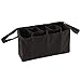 ilovebaby Baby Travel Portable Diaper Bags Nappy Bags Insert Organizer for Mom with 7 Pockets (Black)