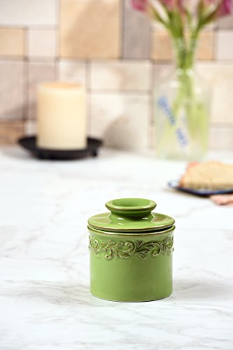 The Original Butter Bell Crock by L. Tremain, Antique Collection - Vert Green