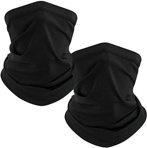 Sheomy Head & Face Cover Neck Gaiter Head & Face Mask Scarf Breathable Face Cover For Men Women Sun Protection Filter For Cycling, Running, Bacteria and Bike Riding (Pack of 2)