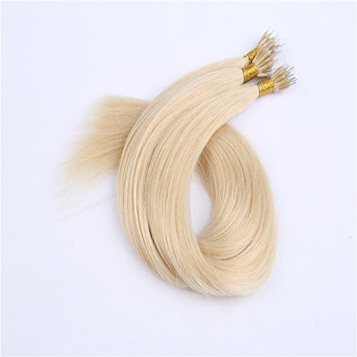 Angelbabyhair 7A Grade Indian Virgin Hair Nano Ring Hair Extensions Straight 20inch 1g/s 100g/pack #613