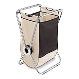 simplehuman Steel X-Frame Laundry Hamper, Single