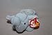 Ty Beanie Babies - Peanut the Light Blue Elephant