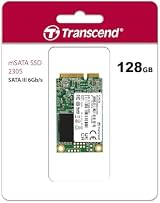 Transcend MSA230S 128GB SATA III SSD 550/400 MBs DRAM Cache Ultrabooks view 2