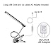 CeSunlight LED Clip on Desk Lamp, Bed Headboard Light with Clamp for Reading, 3000K – 6500K Color Temperature Setting, Stepless Brightness Control, Long USB Cord and AC Adapter Included(Brown)