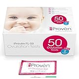 Ovulation Predictor Kit - Natural Family Planning - Ovulation Test Strips - for Trying to Conceive Women - iProvèn FL-50-50 LH-Tests