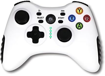 QUANCE Bluetooth Controller,Gamepad Wireless Phone Game Controller Joystick for Android Smartphone Tablet PC TV Box (include holder)