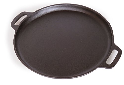 Click Here to See More Images Spiceberry Home Pre-Seasoned Cast-Iron Pizza Pan - 14-Inch