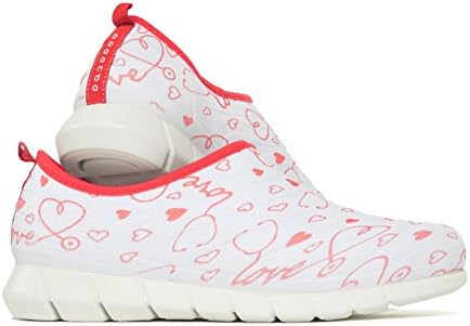Boaonda Florence Sport - Women's Healthcare workers - Nursing Shoes Oxy (WHITE STETHO LOVE- size 8)