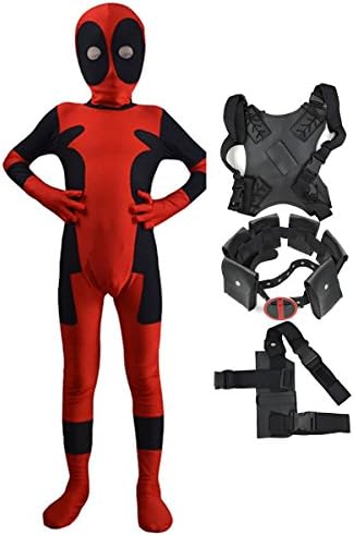 Danlier Kids Halloween 3D Dress Up Pretend Play Cosplay Spandex Party Full Bodysuits,S