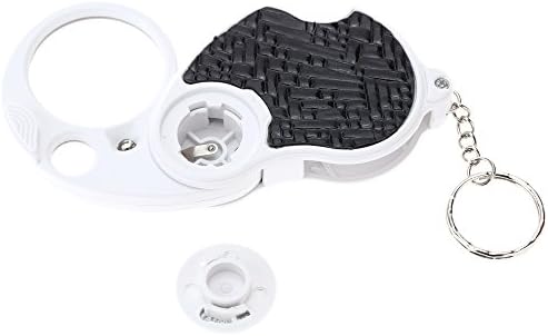Hubry (TM) 8X/20X magnification Magnifier with LED Light Foldable Portable Magnifying loupe glasses Glass Tool lupas de aumento third hand