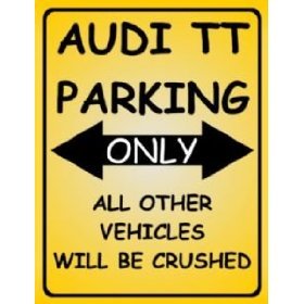 Audi parking only