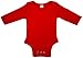 Earth Elements Baby Long Sleeve Bodysuit 3-6 Months Red
