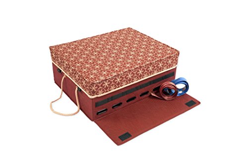 Santa's Bags Decorated Ribbon Dispenser and Storage Box