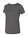 Hanes Womens 5.2 oz. ComfortSoft Cotton T-Shirt (5680) Charcoal Heather l