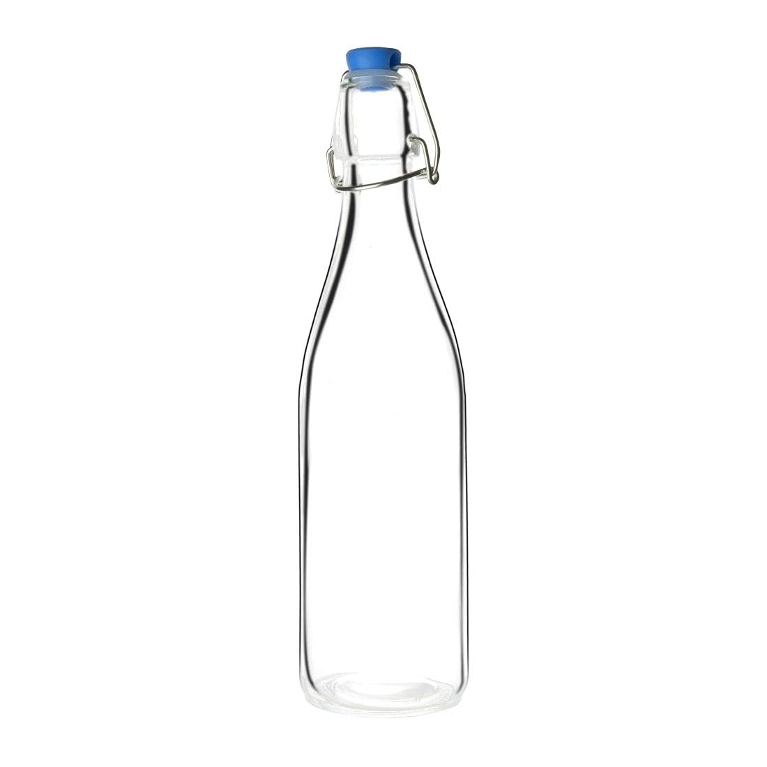 Olympia Glass Water Bottles with Swing Top Stopper 0.5L Pack of 6