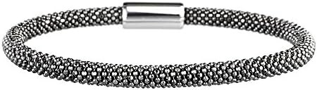 Vamp London Dainty Bold Oxidised Bracelet