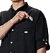 Columbia Men's PFG Bonehead Short Sleeve Shirt - Tall ,Black, 3XT