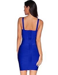 Meilun Vestido de fiesta con tirantes para mujer