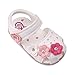 Binmer(TM) Baby Flowers Girls Sandals Lighted Soft-Soled Princess Baby Shoes (Length:12.5CM；Age:1-2Y, white)