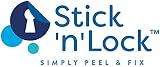 Croydex Stick N Lock 2 Adhesive Tumbler and Holder Chrome view 2